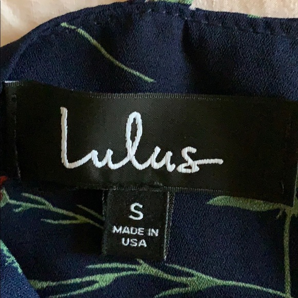 Lulu’s Floral Summer Dress - Size S - Picture 3 of 3